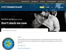 Tablet Screenshot of fc-chladek-drastil.com